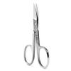 By MILLY High Carbon Stainless Steel Professional Nail Scissors for Manicure | Razor Sharp Curved Blade Beauty Scissors for Women (Silver) view 3