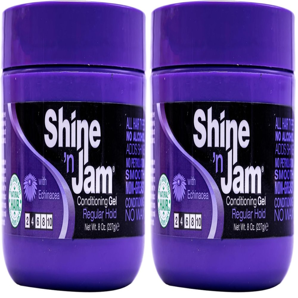 AmPro Shine 'n Jam Gel Regular Hold , 4 Ounce (Pack of 2)