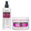 Advanced Clinicals Biotin Mask: Anti-Breakage, Split End Repair & Frizz Control, with Leave-in Conditioner - 2PC Set for Replenished, Moisturized Hair view 1