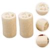 Cabilock 2pcs Natural Loofah Bath Towel Exfoliating Scrubbing Tool for Skin Cleaning Soft and Comfortable Shower Back Scrubber for Bathing and Massage view 3