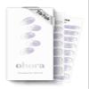 ohora Semi Cured Gel Nail Strips (N Shooting Star) - Purple, Glitter, Works with Any UV/LED Lamps, Salon-Quality, Long Lasting, Easy to Apply & Remove - Includes 2 Prep Pads, Nail File & Wooden Stick view 1