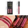 AMY'S DIARY 3Pcs Dark Red Matte 24 hour Liquid Lipstick Sets,Matte Lip Stain Long Lasting 24 Smudge Waterproof Lip Gloss Gift Makeup Set Lipstick for Women Lippies (06) view 3