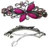 Butterfly Barrette w. Sparkly Crystals Colorful BeadsU86800-0053HP view 2