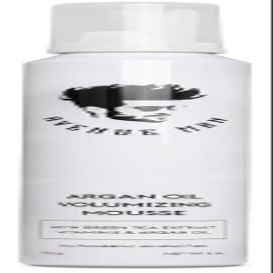 Avenue Man Argan Oil Mousse - Thickening & Volumizing Mousse for Men - Strong Hold, Frizz Control & Humidity Resistance - Herbal-Infused Mens Hair Foam - Long-Lasting Hair Mousse for Men (6.0 oz)