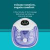 HoMedics Salt-N-Soak Footbath with Heat Boost and Soaking Salt Starter Kit, 4 Soothing Massage Rollers, Toe-Touch Controls, Splash Guard, Bubble, Vibration Massage, Bath Salt Dispenser, LED Display view 3