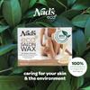 Nad's Professional Microwaveable Hard Stripless Wax - Plastic-Free, Vegan, 300g with Wooden Spatula view 3