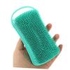 Beaupretty Ergonomic Design Silicone Shower Brush Body Scrubber Bath Brush Bath Supplies view 4