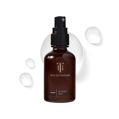 True Botanicals Renew Nutrient Mist | Deeply Hydrates & Refreshes On the Go |Dermatologist Tested, Non-Toxic, Hypoallergenic, Vegan, MADESAFE Certfied | (1.7 oz | 50 ml)