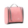 Ergocar Hanging Travel Toiletry Bag for Women & Men, Waterproof Travel Makeup Bag, Bathroom & Shower Travel Organizer with Elastic Band Holders for Family, Cosmetics, Brushes, Pink view 1