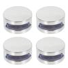 Beaupretty 4pcs Mirror Fixing Clips Punch Glass Fixing Clamps Practical Zinc Alloy Mirror Fixators Silver for Home Indoor Use view 1