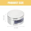 Beaupretty 4pcs Mirror Fixing Clips Punch Glass Fixing Clamps Practical Zinc Alloy Mirror Fixators Silver for Home Indoor Use view 3