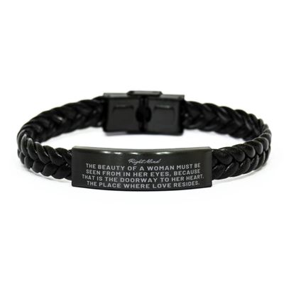Beauty must to be seen ti her eyes Bracelet, for women, daughter, friends | Mindset of beauty, Beauty Quotes, Rise Beauty Self Esteem, Confidence in your beauty, physical Self esteem, Beauty