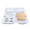 Hair Salon Trolley Rolling Cart Beauty Rolling Trolley Cart Storage Organizer Hairdressing Tool Station Super Load-Bearing & Silent Roller (E-4-Layer (ABS+Aluminum)) view 3