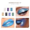 Kilshye Glitter Liquid Eyeshadow Shimmer Eye Shadow Metallic Eyeshadows High Pigment Eyes Shadow Long Lasting Waterproof Eyes Liquid Makeup for Women and Girls Pack of 1 (B- Blue 5) view 3