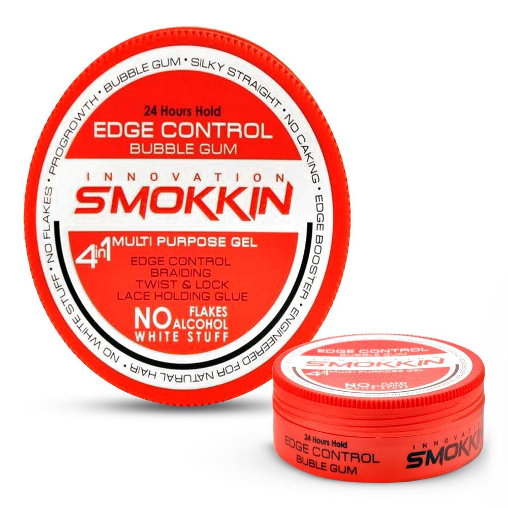 INNOVATION SMOKKIN Strong Hold Hair Wax for Edge Control, Braiding, Locking & Twists - Versatile Styling for Diverse Hair Types with Delicious Fragrance