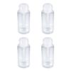 Uonlytech 4pcs Makeup Remover Pump Bottles Travel Containers for Cosmetics Easy Dispensing for Home and Outdoor Use view 1