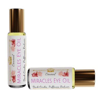 Eye Oil for Dark Circles and Puffiness - Best Eye Serum - Miracles Eye Oil by Crown of Glory