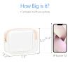 PACKISM Clear Toiletry Bag 3 Medium - TSA Approved Toiletry Bag Quart Size Bag, Travel Makeup Cosmetic Bag for Women, Carry on Airport Airline Compliant Bag, Blue-Purple-Pink view 3