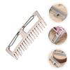BESPORTBLE 1pc Creative -static Titanium Alloy Comb Keychain Lightweight Outdoor Hair Comb for Travel Portable Wide-tooth Design for and Thick Hair Keychain Organizer view 2