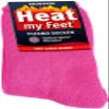 BRUBAKER 2-Pack Heat my Feet Thermal Socks - Warm Feet Socks with Heat Enclosing Insulation Fibers - Size 9-11.5 - Pink view 4