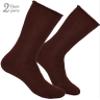 BRUBAKER 2-Pack Heat my Feet Thermal Socks - Warm Feet Socks with Heat Enclosing Insulation Fibers - Size 6.5-8 - Brown view 3