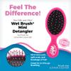 Wet Brush Original Detangler Hair Brush And Mini Detangler Bundle - Aqua And Pink view 3