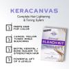Keracolor Keracanvas Hair Bleach Kit, Complete Hair Lightening & Toning System, Lifts Up to 8 Levels, Neutralizes Brassiness view 4