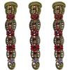 Set of 3 JCGY Alligator Hair Clips Designed with U Underclip for Thinner Hair Duckbill Beakclips Firm Grip NM86110-3-3redU view 1