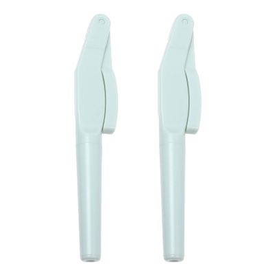 Beaupretty 2Pcs eyelash comb tool Eyelash Curlers eyebrow brush Portable Eyelash Brush makeup brushes folding tool eyelash applicator tool Makeup Supply comb abs modify