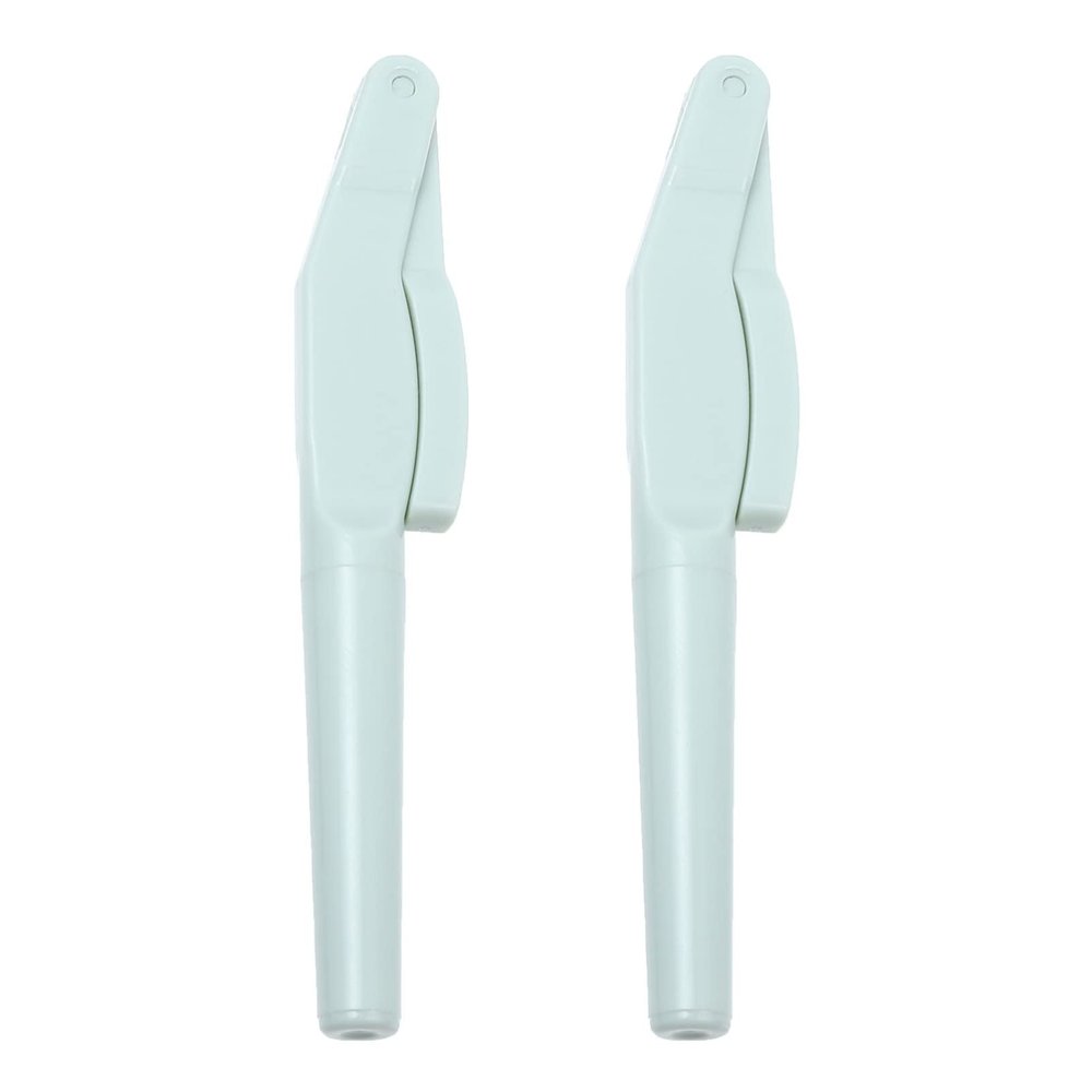 Beaupretty 2Pcs eyelash comb tool Eyelash Curlers eyebrow brush Portable Eyelash Brush makeup brushes folding tool eyelash applicator tool Makeup Supply comb abs modify