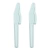 Beaupretty 2Pcs eyelash comb tool Eyelash Curlers eyebrow brush Portable Eyelash Brush makeup brushes folding tool eyelash applicator tool Makeup Supply comb abs modify view 1