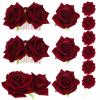 1set Rose Box Pin up Headpieces Hair Jewels for Women Wedding Garland Floral Hair Clips Flower Headdresses Bridal Headpieces for Wedding Rose Garland Fabric Flowers Bride Aldult view 1