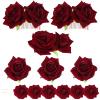 1set Rose Box Pin up Headpieces Hair Jewels for Women Wedding Garland Floral Hair Clips Flower Headdresses Bridal Headpieces for Wedding Rose Garland Fabric Flowers Bride Aldult view 2