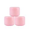 100ml Cosmetic Sample Container Pink Empty Refillable Plastic Round Pot Face Cream Lotion Cosmetics Container DIY Makeup Sample (Pack of 20) view 1
