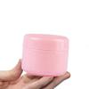 100ml Cosmetic Sample Container Pink Empty Refillable Plastic Round Pot Face Cream Lotion Cosmetics Container DIY Makeup Sample (Pack of 20) view 3