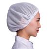 3PCS Mesh Sleep Caps for Women Sleeping Hair Nets Wraps Head Covers Mesh Bonnet Night Cap for Curly Frizzy Hair Protection White view 1