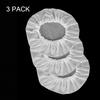3PCS Mesh Sleep Caps for Women Sleeping Hair Nets Wraps Head Covers Mesh Bonnet Night Cap for Curly Frizzy Hair Protection White view 2