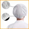 3PCS Mesh Sleep Caps for Women Sleeping Hair Nets Wraps Head Covers Mesh Bonnet Night Cap for Curly Frizzy Hair Protection White view 4