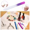 5 Pack Glass Nail Files with Case Crystal Fingernail Files Double Sided Nail File Mixed Color Manicure Set for Gentle Nail Care Christmas Gifts Stocking Stuffers for Women view 3