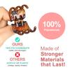 6 Pieces Hair Claw Clips, Morhom 1.3 Inch Jaw Clips for Thick or Medium Hair view 3