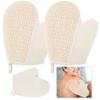 2 Exfoliating Bath Body Glove Spa Sponge Loofah Loofa Sisal Mitt Scrubber Shower view 3