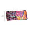 Turtle Fur I'm with The Band Reversible Wide Headband, Sports Running Hairband, Rainbow Sprinkles view 4