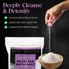 Aromasong Pure Dead Sea Salt for Soaking with 100% Natural Lavender, 2.43 LB - Spa Bath Salt Fine Grain - Body Wash Scrub - Soak for Women & Men- Bulk Resealable Pack view 2