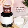 Parissa Mini Pro Electric Wax Warmer for At-Home Waxing with Silicone Cup for All Hair Removal Waxes, Face, Bikini, Leg, and Body, Simple to Use view 4