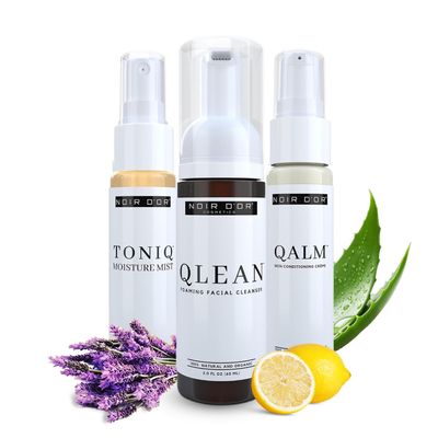 Noir D'or Acne Scar Treatment, Hyperpigmentation Treatment for Face, Normal to Oily Acne Skincare | Three Step Scar Repair Set for Acne Scars and Dark Spot Remover | Breakout Acne Treatment for Scars