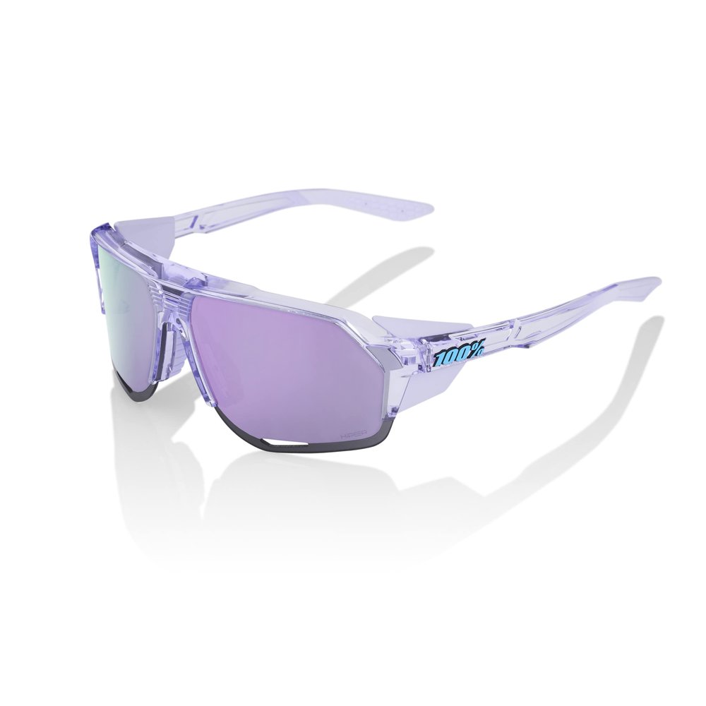 100% Norvik Winter Sport Performance Sunglasses (Polished Translucent Lavender - HiPER Lavender Mirror Lens)