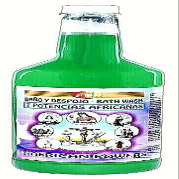 3 Bottles Extra Large 7 African Powers 7 POTENCIAS AFRICANAS Bath WASH BANO Y RIEGO 32OZ Spiritual Magick Wicca