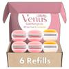 Gillette Venus ComfortGlide White Tea 4 count, with Gillette Venus ComfortGlide plus Olay 2 count, Women's Razor Blade Refills, Holiday Gifts for Women view 1