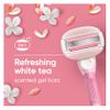 Gillette Venus ComfortGlide White Tea 4 count, with Gillette Venus ComfortGlide plus Olay 2 count, Women's Razor Blade Refills, Holiday Gifts for Women view 4