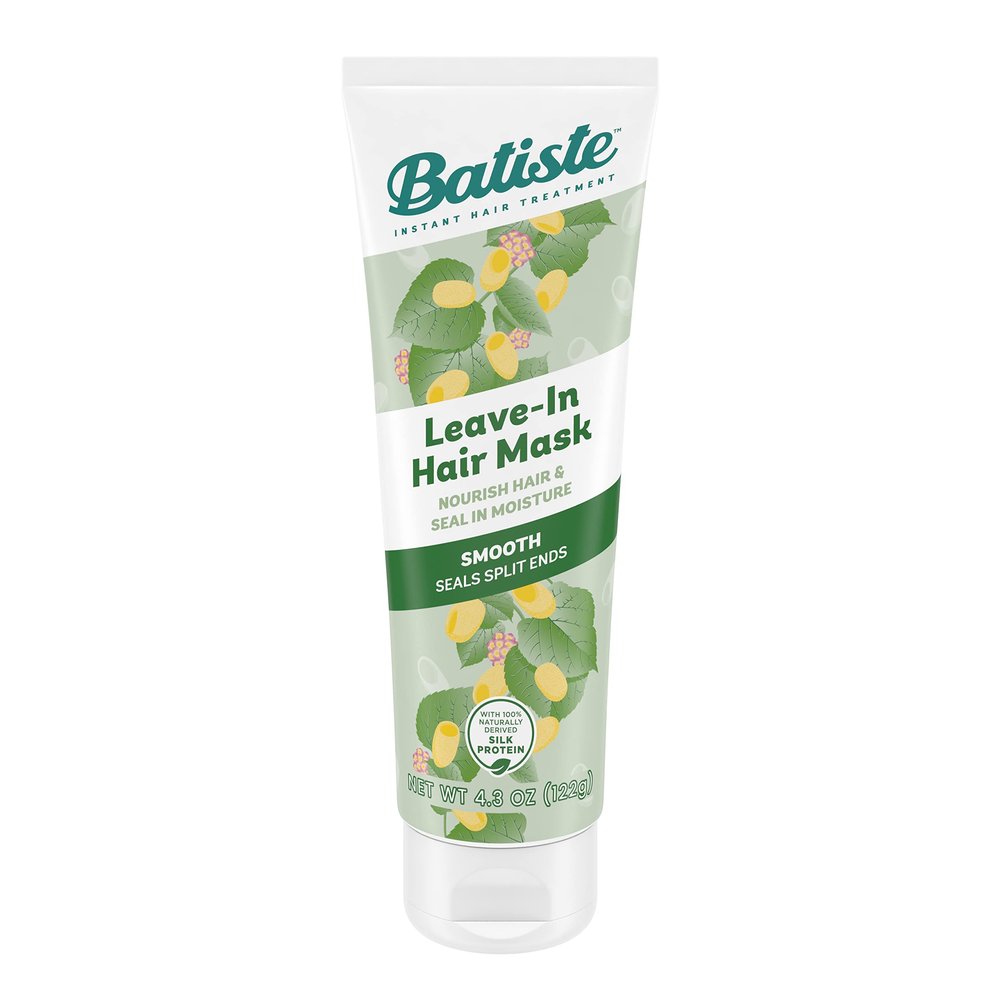 Batiste Heat Protectant For Hair & Leave In Conditioner Hair Mask, Repair and Restore Formula, Hair Conditioner for Dry or Wet Hair, Infused with vitamin E for Enhancing Haircare, 4.3oz.